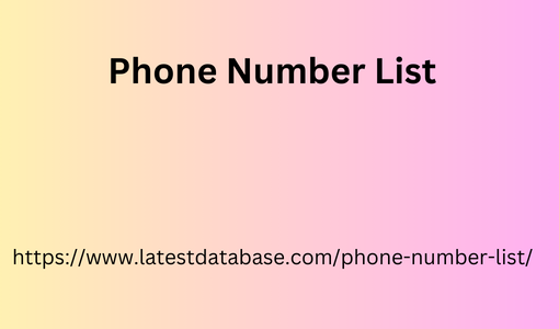 Phone Number List