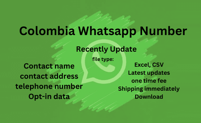 哥伦比亚 WhatsApp 号码