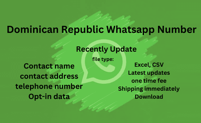 多米尼加共和国 Whatsapp 号码