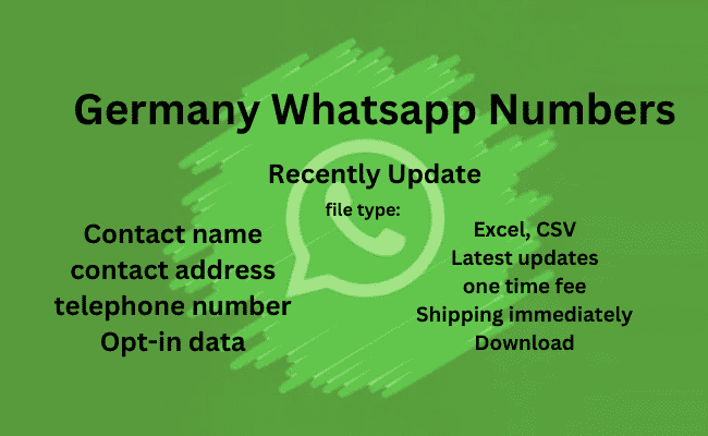 德国 WhatsApp 号码