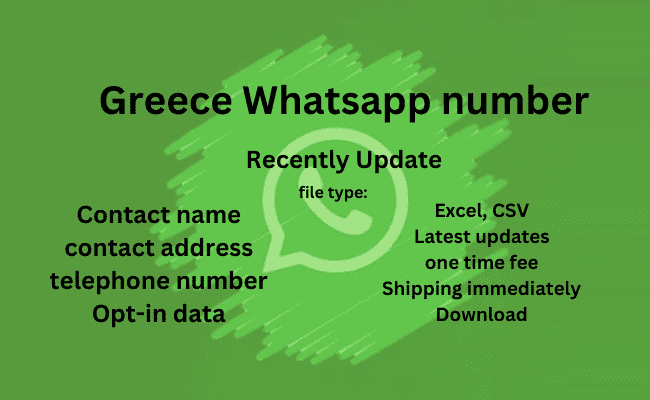 希腊 WhatsApp 号码