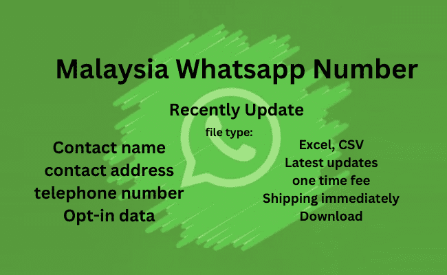 马来西亚 WhatsApp 号码