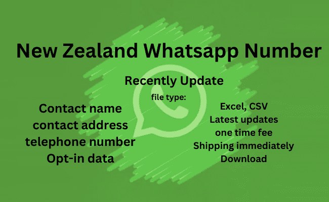 新西兰 WhatsApp 号码