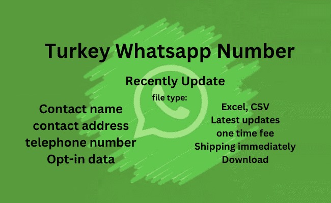 土耳其 WhatsApp 号码