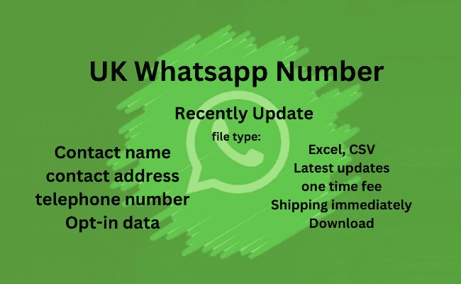 英国 WhatsApp 号码