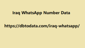 Iraq WhatsApp Number Data